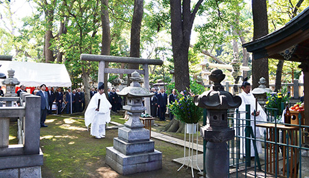 防長倶楽部　伊藤公墓前祭